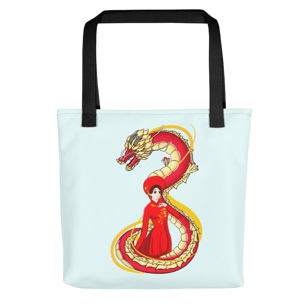 Growinupviet Tote bag (Light Blue) - Penguyen