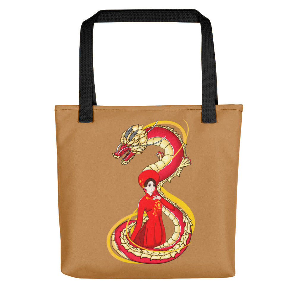 Growinupviet Tote Bag (Nude) - Penguyen