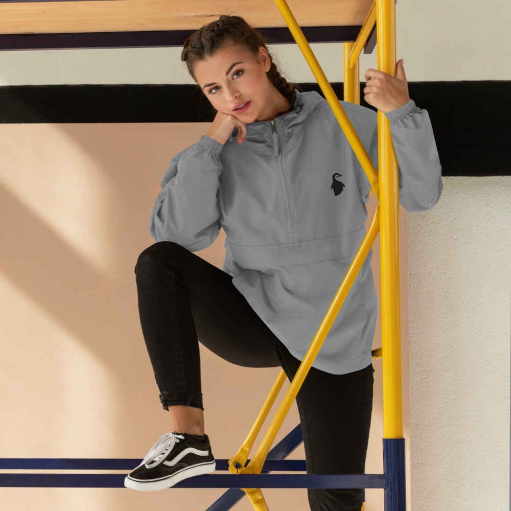 Embroidered Penguyen x Champion Packable Jacket - Penguyen