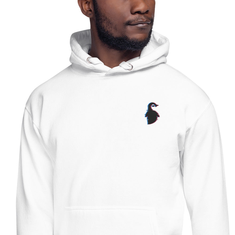 Embroidered Glitch Logo Hoodie - Penguyen