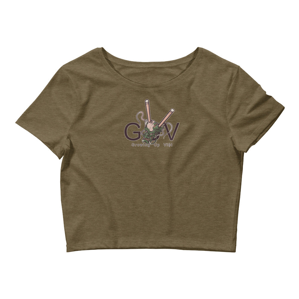 Growinupviet X Penguyen Spring Roll Dragon Crop Tee - Penguyen