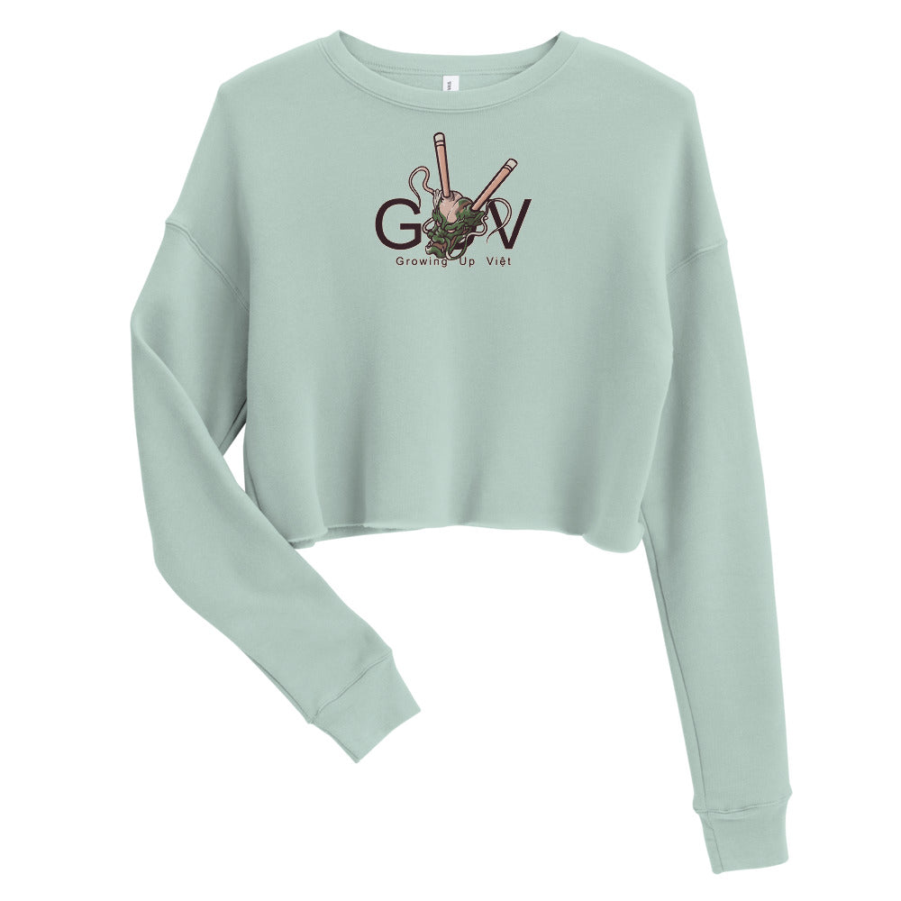 Growinupviet X Penguyen Spring Roll Dragon Crop Sweatshirt - Penguyen