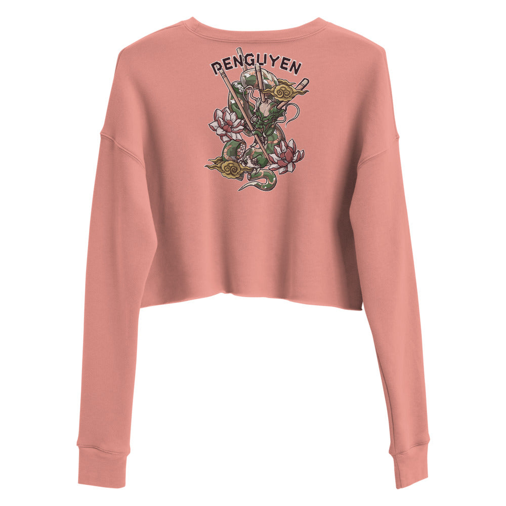 Growinupviet X Penguyen Spring Roll Dragon Crop Sweatshirt - Penguyen